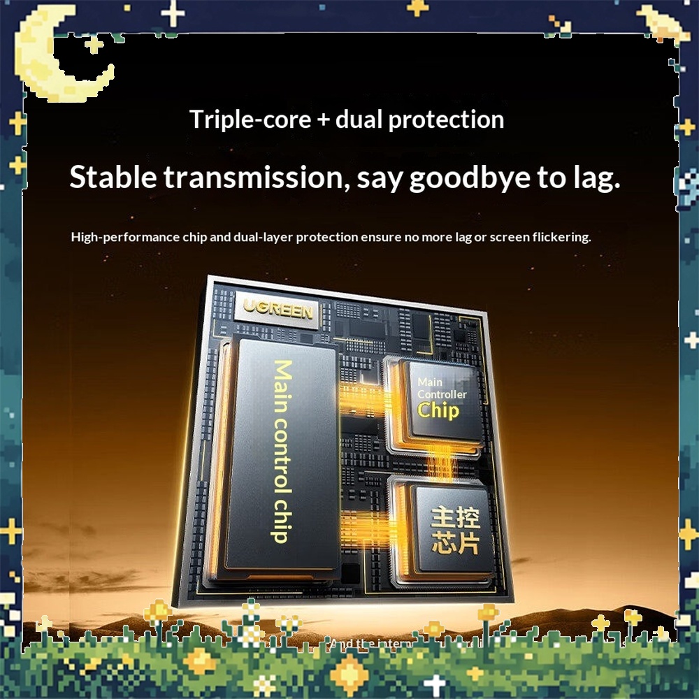 Hdmi Splitter 1 In 4 Out 4K 60Hz - يوغرين CM713-25858، موزع إشارة HDMI 2.1،