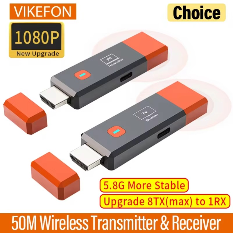 Wireless Hdmi Receiver For Projector - محول فيديو لاسلكي متوافق مع HDMI