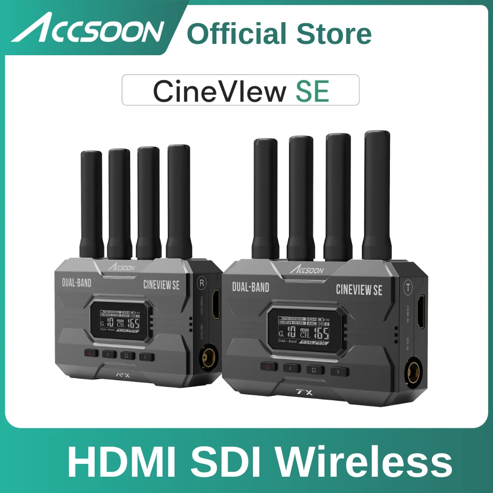Wireless Sdi Transmitter Video 1000Ft - جهاز إرسال HDMI لاسلكي Accsoon CineView
