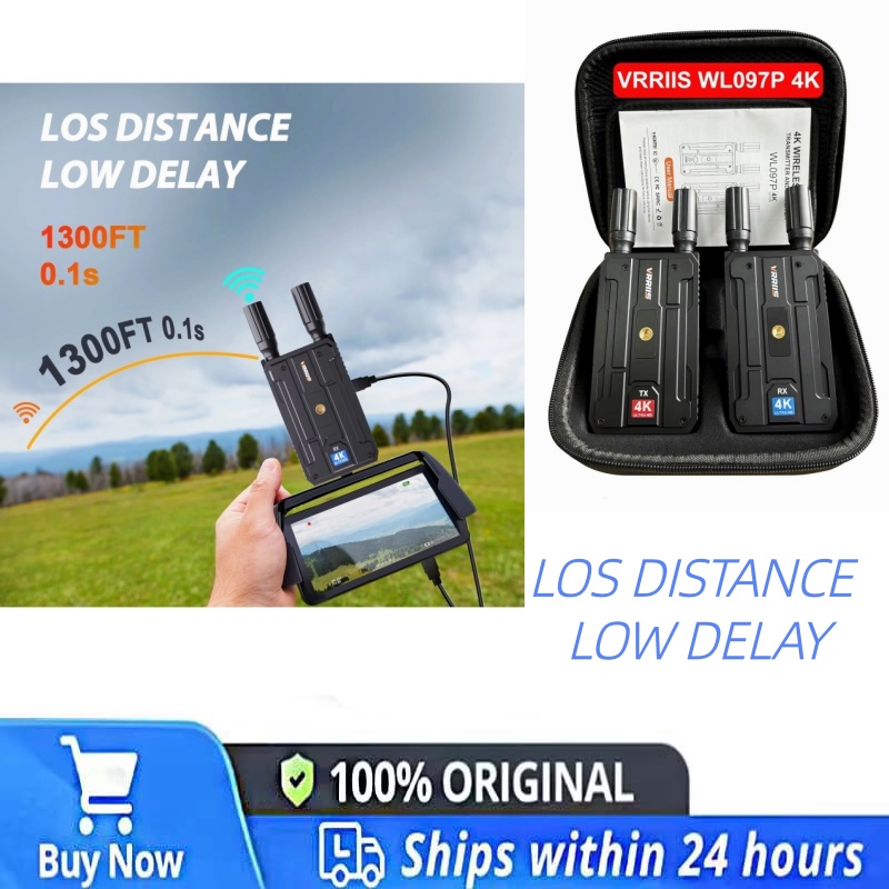 Wireless Video Transmitter For Camera Dslr - جهاز إرسال واستقبال لاسلكي HDMI بدقة