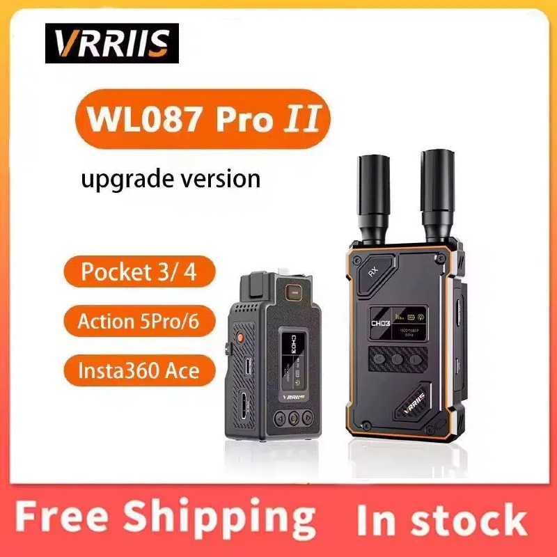 Wireless Video Transmitter For Camera Dslr - جهاز إرسال واستقبال فيديو لاسلكي VRRIIS