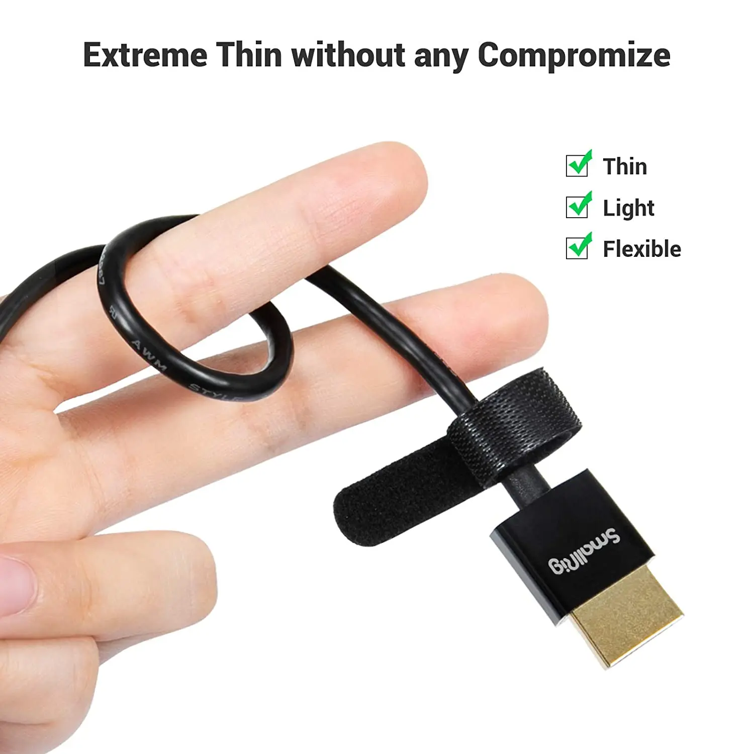 Wireless Video Transmitter For Camera Dslr - كابل SmallRig فائق النحافة 4K 60HZ