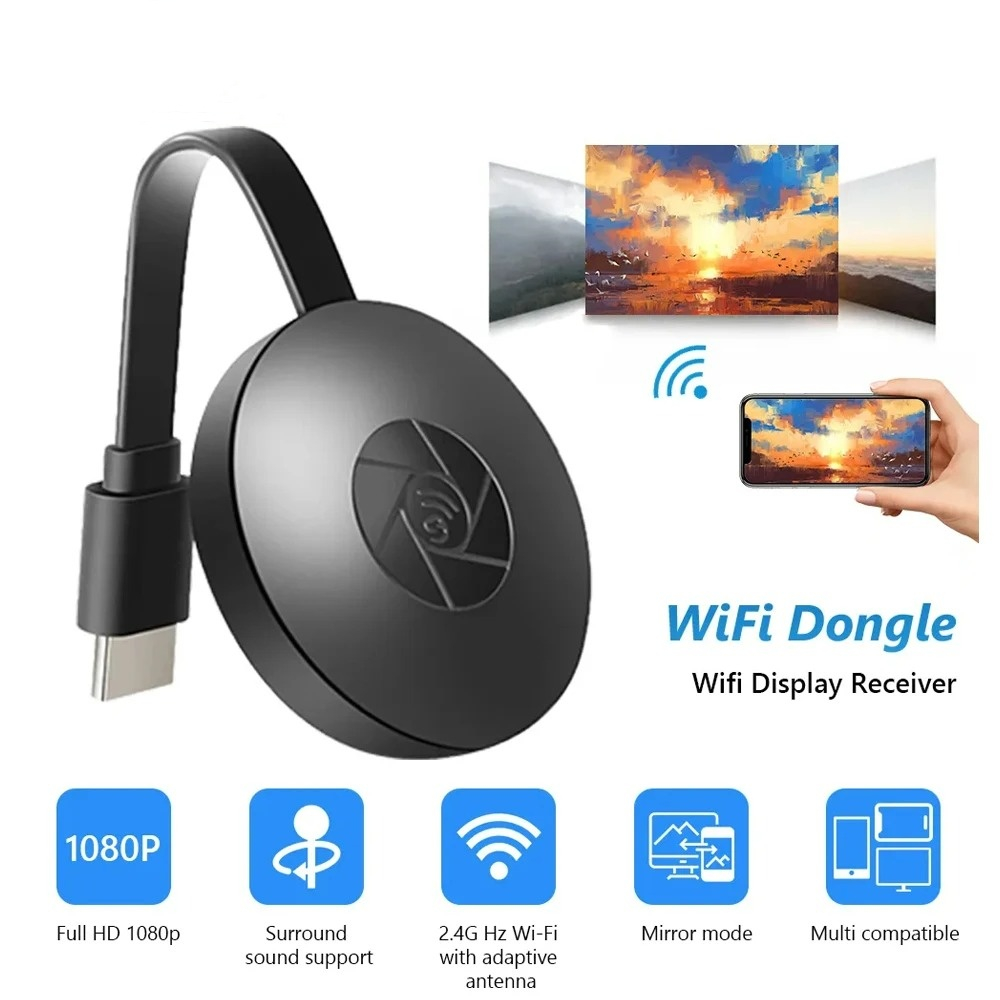 Wireless Hdmi Receiver For Projector - جهاز استقبال لاسلكي عالي الدقة 1080P