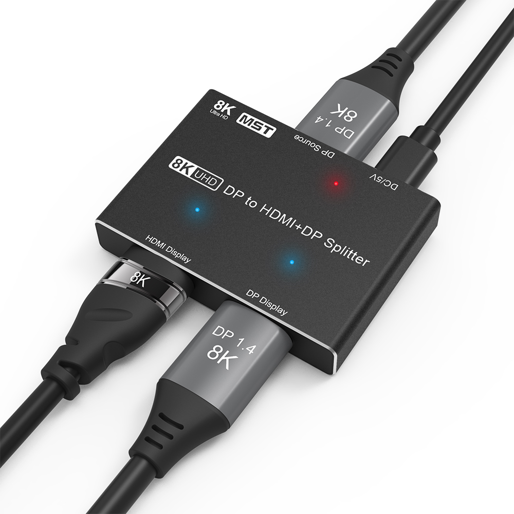 Hdmi Matrix Switch 4X4 4K 60Hz - 8k mst displayport إلى hdmi splitter