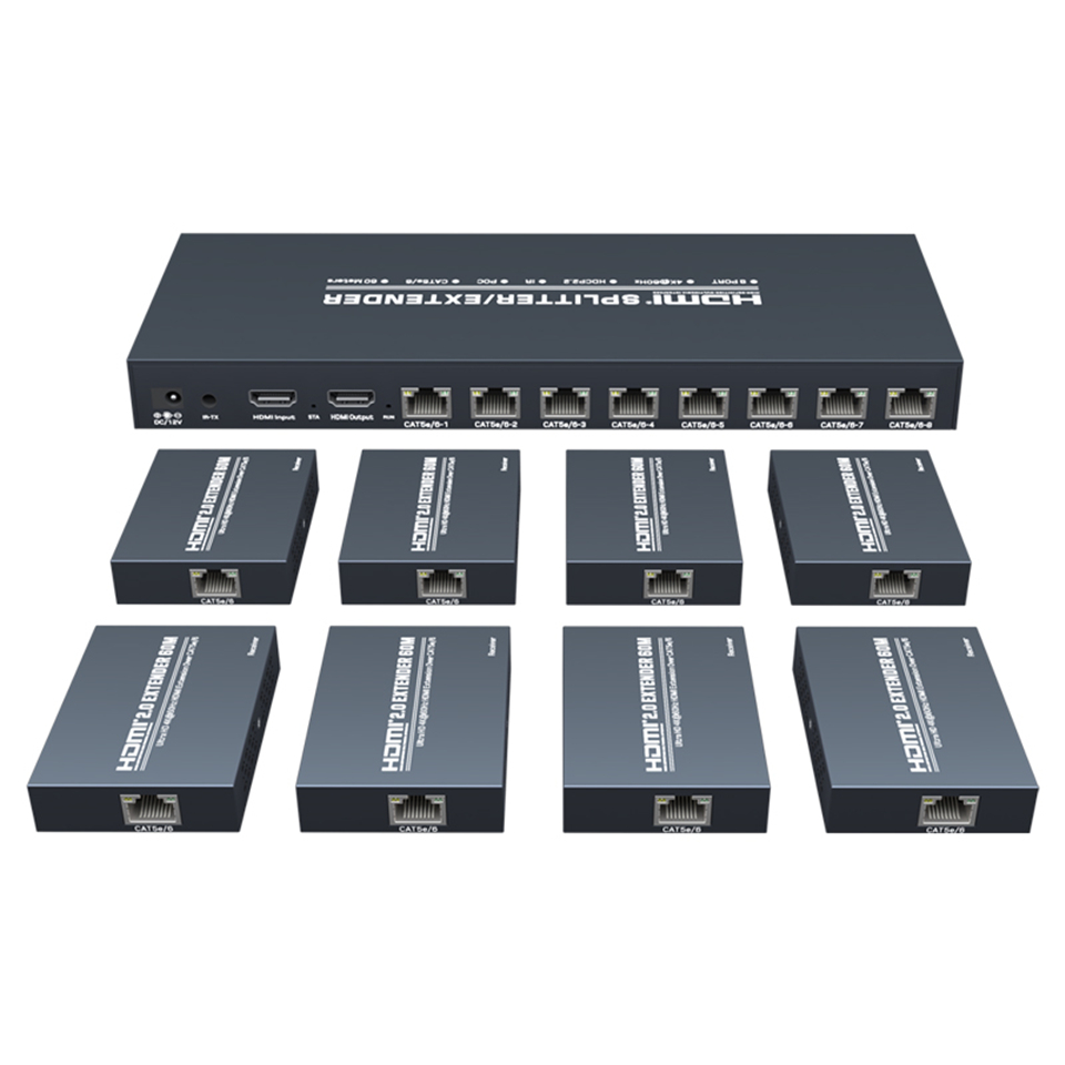 Hdmi Splitter 1 In 4 Out 4K 60Hz - Navceker 4K 60 هرتز HDMI موسع