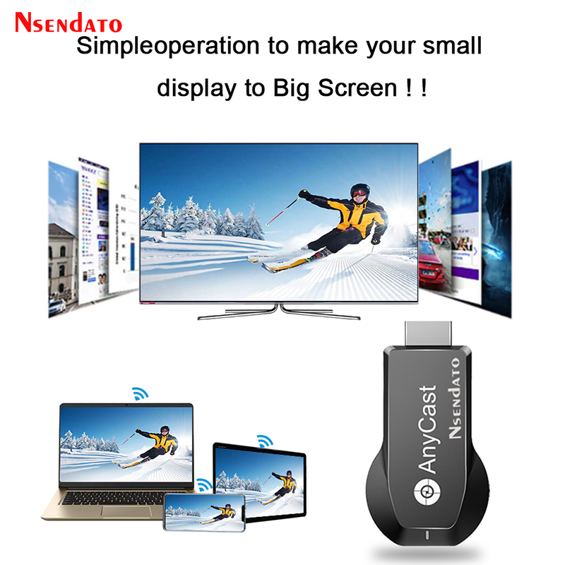 محول تلفزيون لاسلكي Anycast M1 - مراجعة Wireless Hdmi Display Dongle Casting وسعره