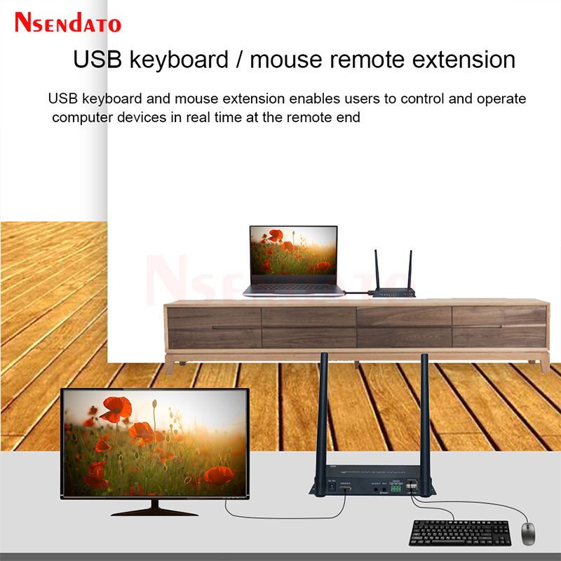 جهاز إرسال واستقبال فيديو لاسل - مراجعة Wireless Hdmi Transmitter And Receiver 4K وسعره