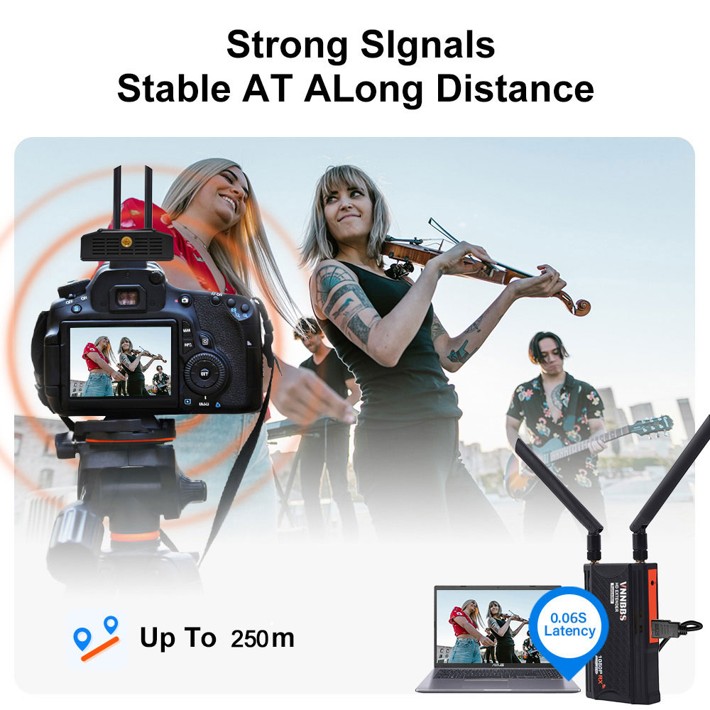 مجموعة موسعات الفيديو والصوت ا - مراجعة Wireless Video Transmitter For Camera Dslr وسعره