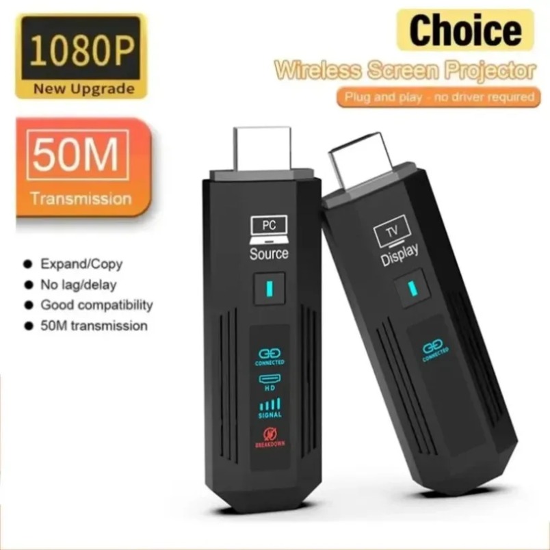 جهاز إرسال فيديو لاسلكي متوافق - مراجعة Wireless Hdmi Receiver For Projector وسعره