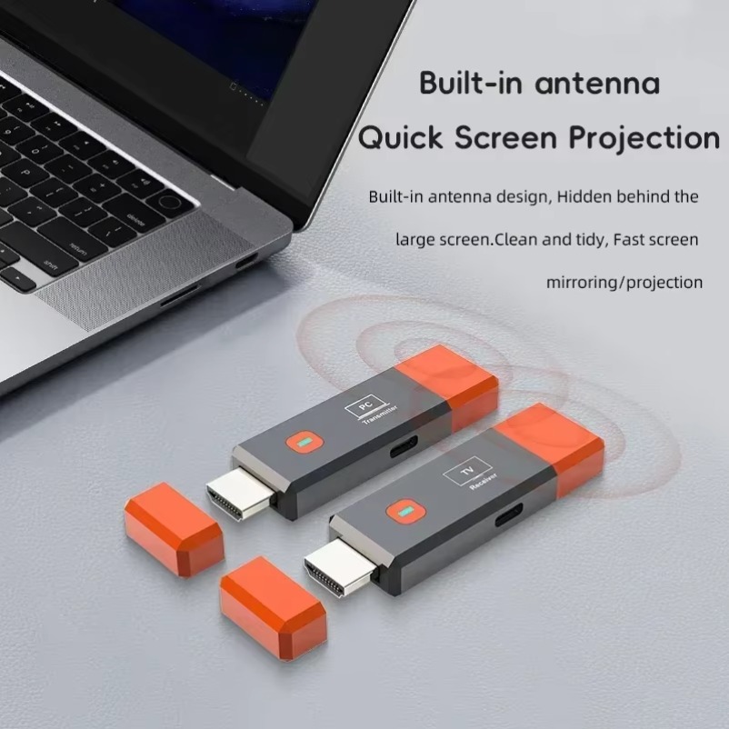 محول فيديو لاسلكي متوافق مع HD - مراجعة Wireless Hdmi Receiver For Projector وسعره