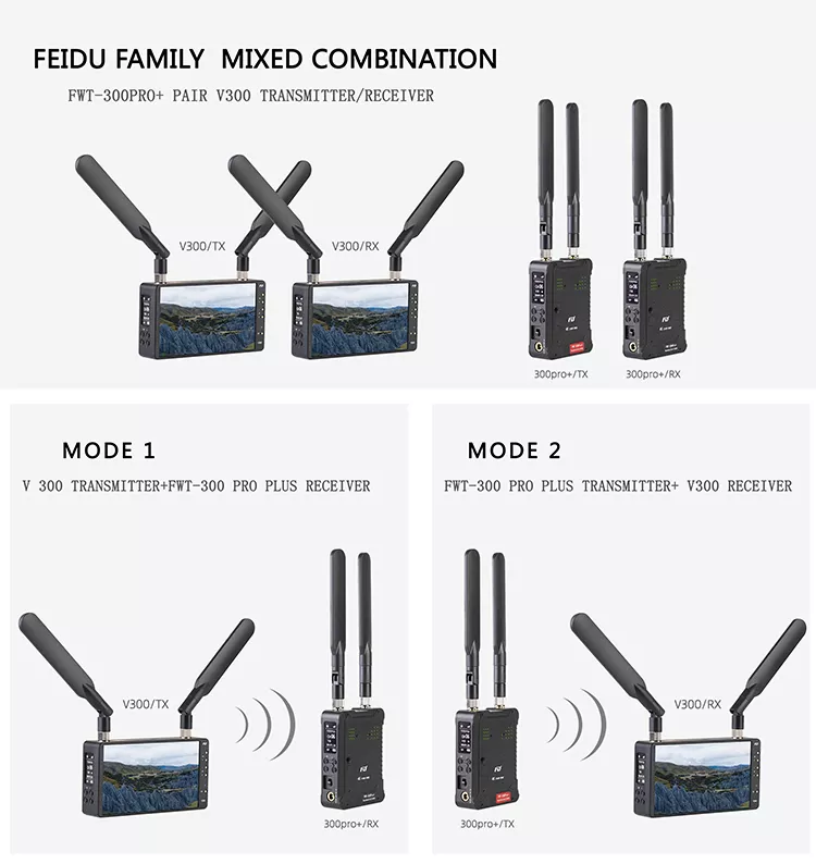 Feidu FWT-300pro + 1000ft نظام - مراجعة Wireless Video Transmitter For Camera Dslr وسعره
