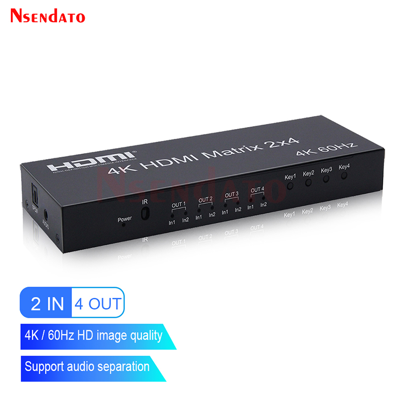 مصفف HDMI بدقة 4K 2×4، مقسم HD - مراجعة Hdmi Splitter 1 In 4 Out 4K 60Hz وسعره