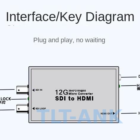 محول 12G SDI إلى HDMI بجودة بث - مراجعة Sdi To Hdmi Converter Broadcast وسعره