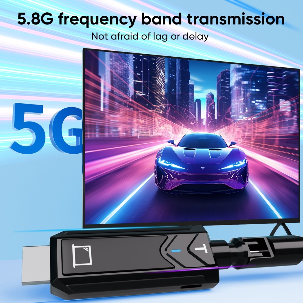 جهاز إرسال واستقبال لاسلكي HDM - مراجعة Wireless Hdmi Transmitter And Receiver 4K وسعره