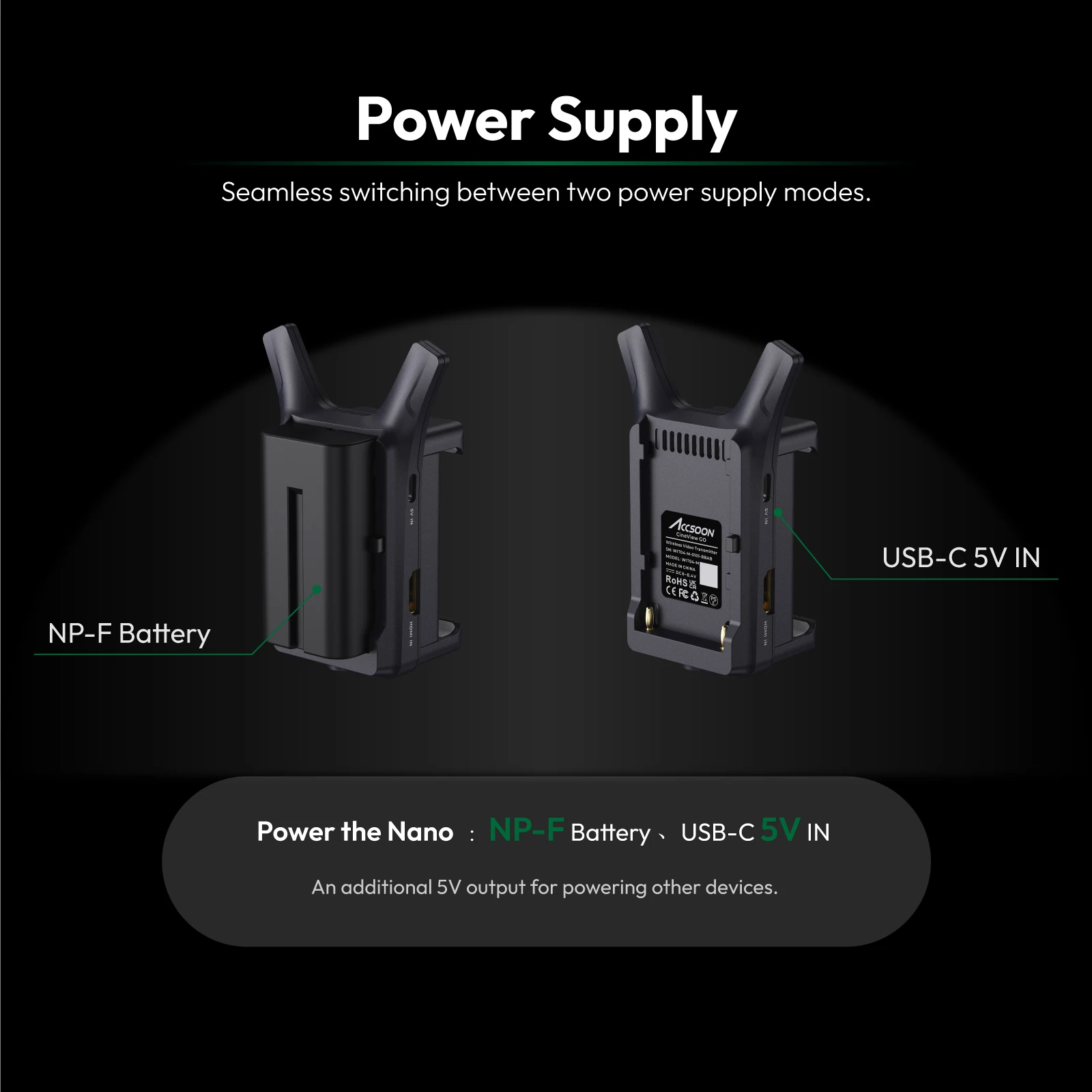 جهاز إرسال فيديو لاسلكي Accsoo - مراجعة Wireless Video Transmitter For Camera Dslr وسعره