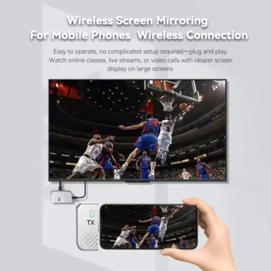مجموعة جهاز إرسال واستقبال لاس - مراجعة Wireless Hdmi Receiver For Projector وسعره