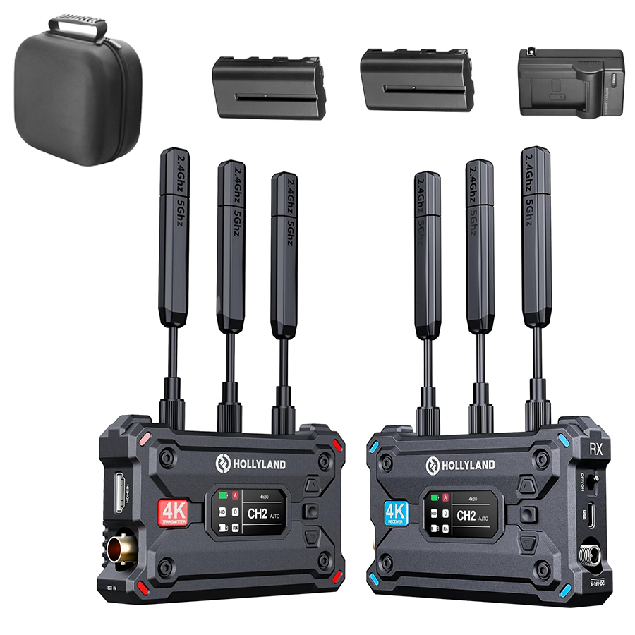 جهاز إرسال واستقبال فيديو لاسل - مراجعة Wireless Sdi Transmitter Video 1000Ft وسعره