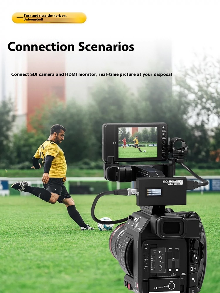 المهنية 12G-SDI إلى HDMI 4K60  - مراجعة Sdi To Hdmi Converter Broadcast وسعره