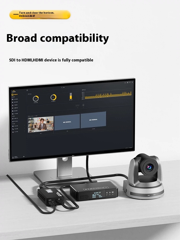 المهنية 12G-SDI إلى HDMI 4K60  - مراجعة Sdi To Hdmi Converter Broadcast وسعره