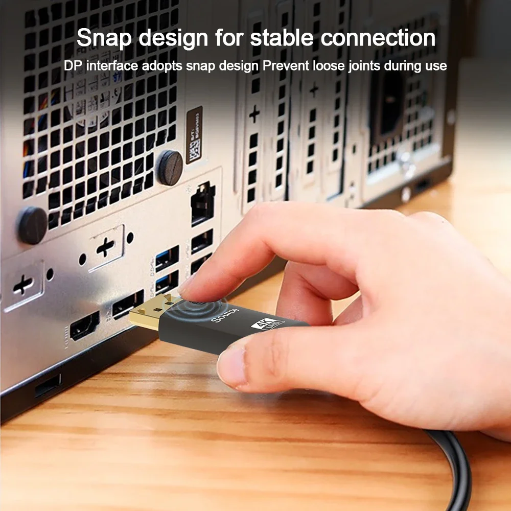 كابل ألياف بصرية من Displaypor - مراجعة Hdmi Fiber Optic Cable 50M 100M وسعره