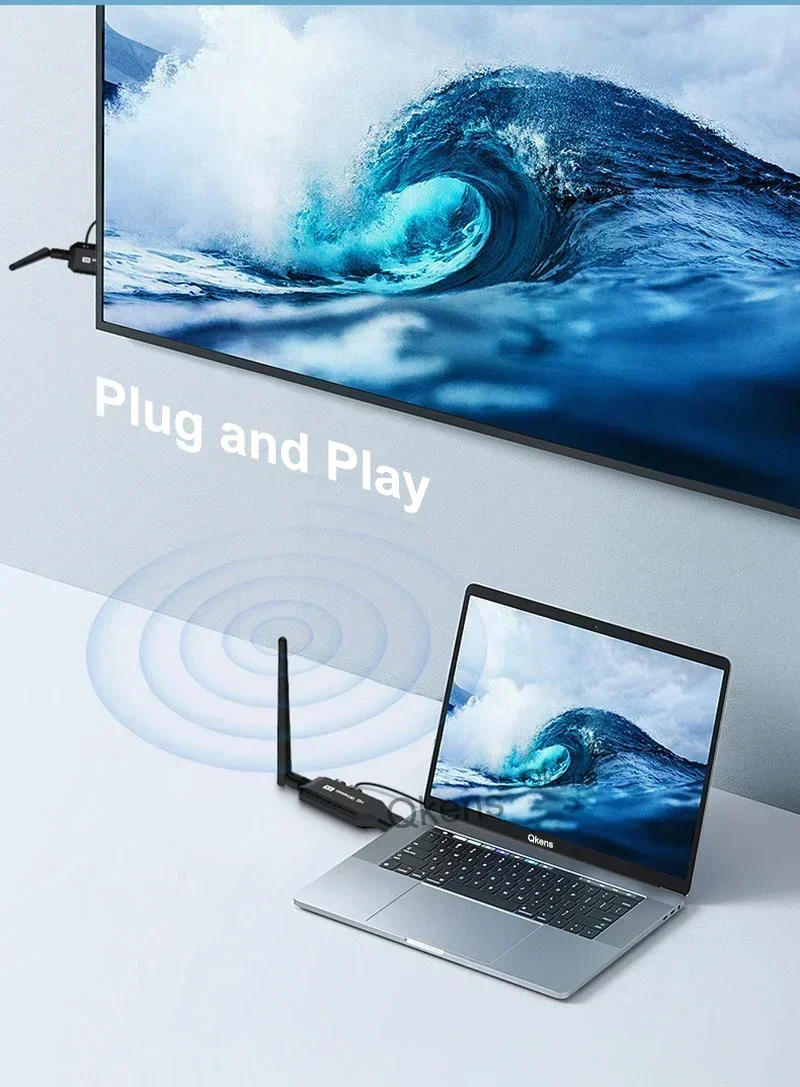50 متر لاسلكي HDMI جهاز ريسيفر - مراجعة Wireless Hdmi Receiver For Projector وسعره