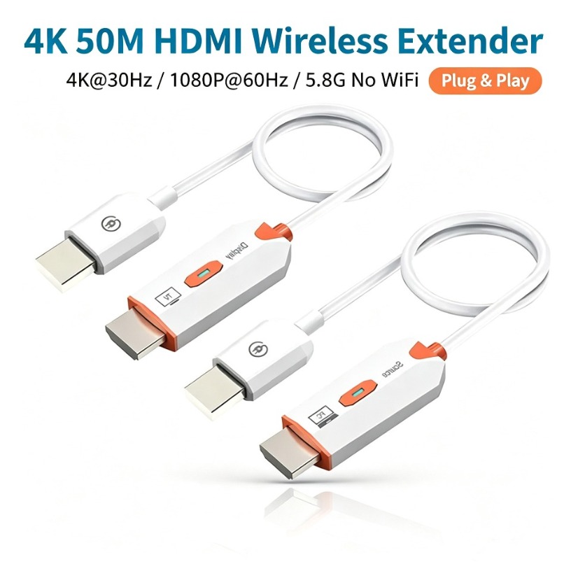 جهاز إرسال واستقبال لاسلكي متو - مراجعة Wireless Hdmi Transmitter And Receiver 4K وسعره