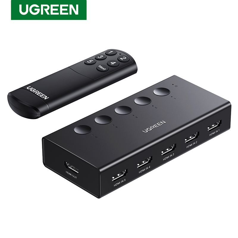 مفتاح UGREEN-HDMI مع جهاز تحكم - مراجعة Hdmi Matrix Switch 4X4 4K 60Hz وسعره