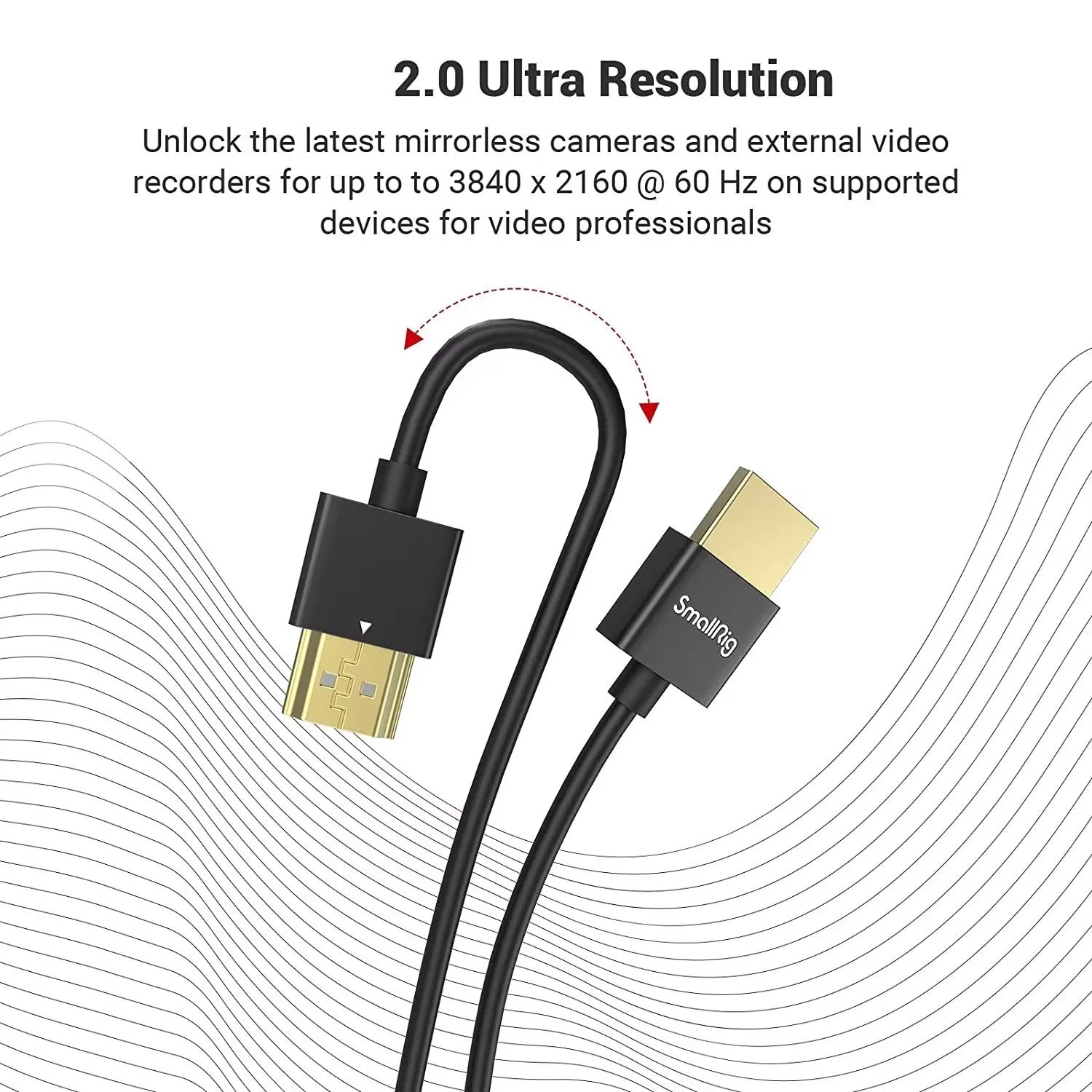كابل SmallRig فائق النحافة 4K  - مراجعة Wireless Video Transmitter For Camera Dslr وسعره