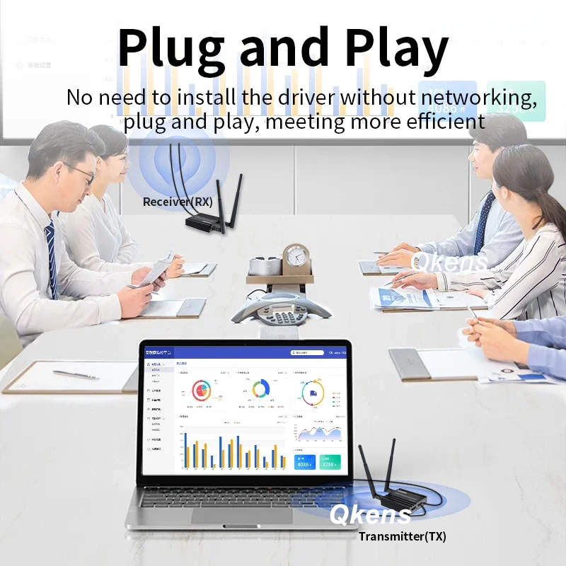 جهاز إرسال واستقبال فيديو لاسل - مراجعة Wireless Hdmi Receiver For Projector وسعره
