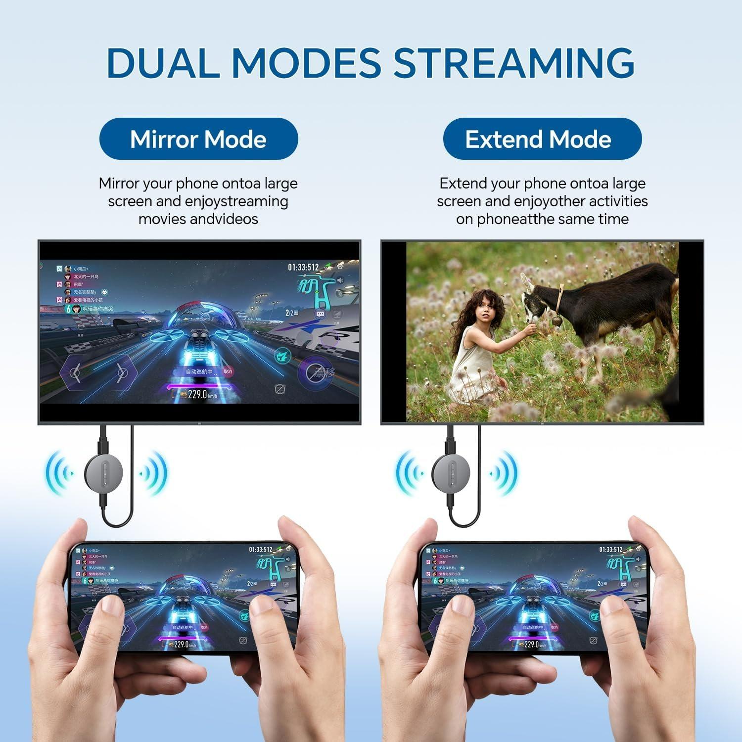 دونجل عرض لاسلكي عالي الدقة Mi - مراجعة Wireless Hdmi Display Dongle Casting وسعره