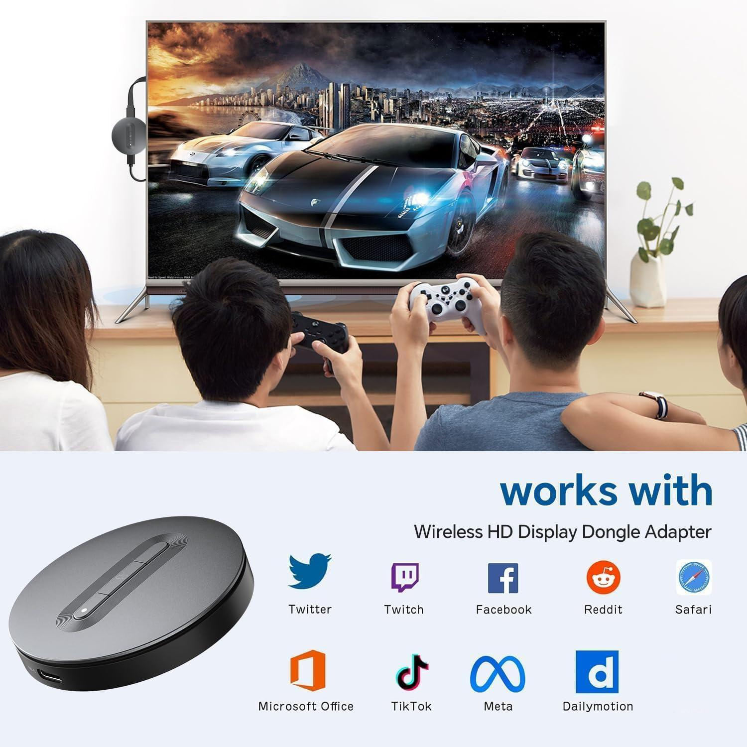 دونجل عرض لاسلكي عالي الدقة Mi - مراجعة Wireless Hdmi Display Dongle Casting وسعره