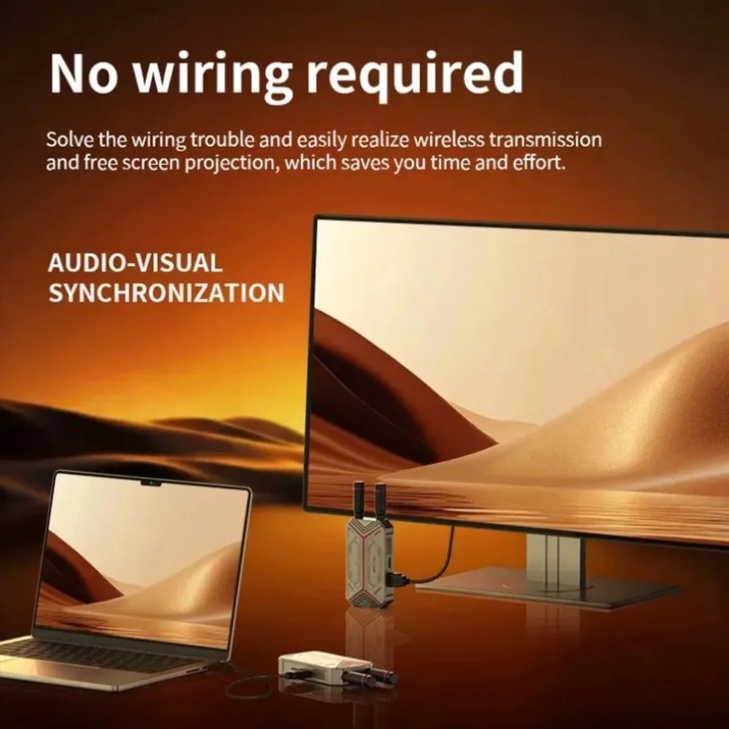 جهاز إرسال واستقبال فيديو لاسل - مراجعة Wireless Hdmi Receiver For Projector وسعره
