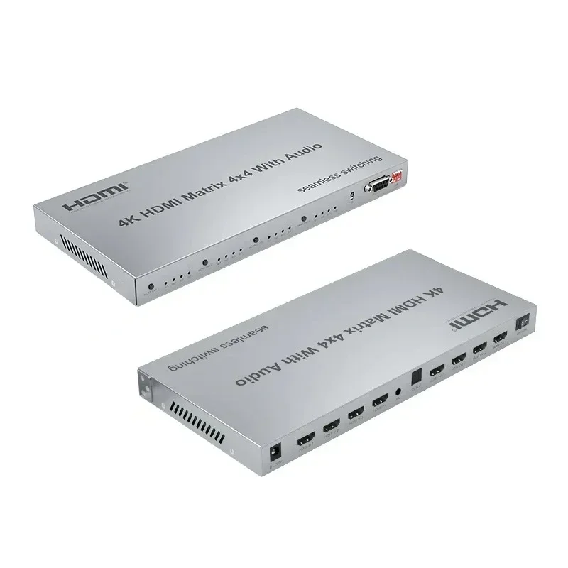 مصفوفة HDMI 4x4 بدقة 4K وتردد  - مراجعة Hdmi Matrix Switch 4X4 4K 60Hz وسعره