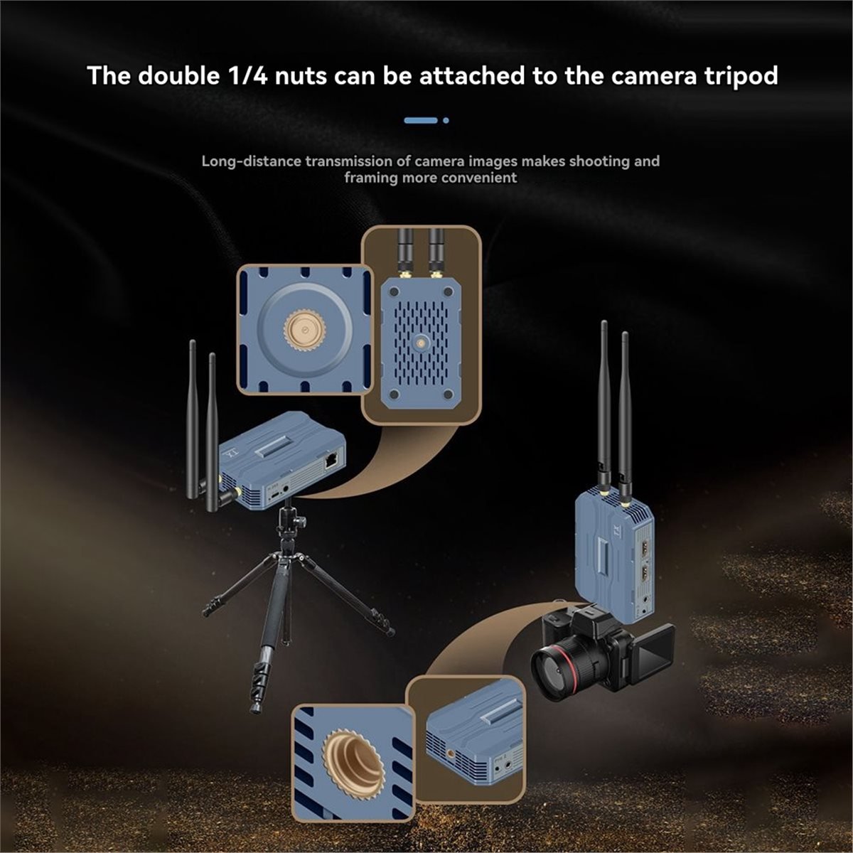 يمكنك شراء جهاز إرسال واستقبال - مراجعة Wireless Video Transmitter For Camera Dslr وسعره