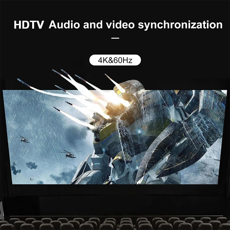 محول فيديو 4K 60Hz 3D ميني بثل - مراجعة Hdmi Matrix Switch 4X4 4K 60Hz وسعره