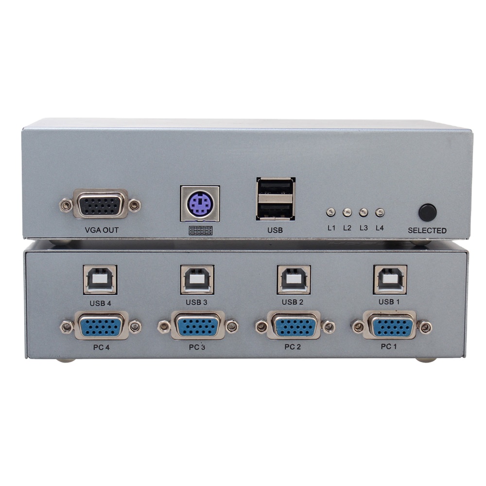 DTECH 4 منافذ USB HDMI KVM موس - مراجعة Hdmi Kvm Switch 4 Port Dual Monitor وسعره